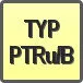 Piktogram - Typ: PTRu/B